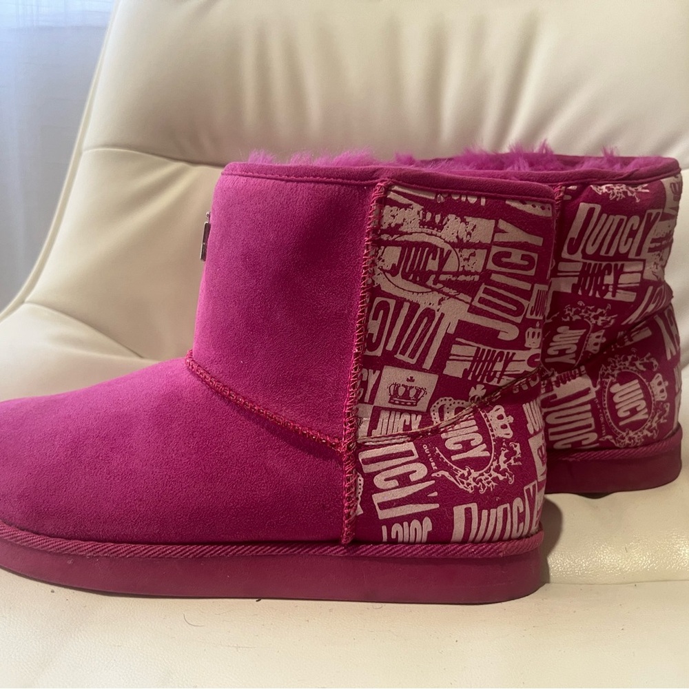 Juicy Couture Fuchsia Kids Boots